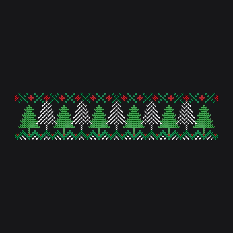 Motif de sapins et flocons de neige Homme Sweat à capuche