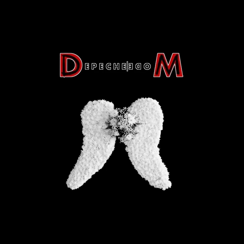 Depeche Mode Angel Wings Logo Design Tapestry