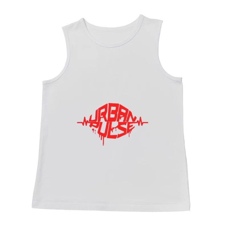 Design urbain avec motif de pulsation Homme Débardeur