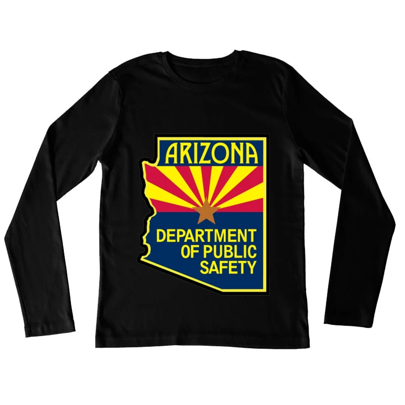 Arizona Department of Public Safety Official Logo Female Long Sleeve T-Shirt