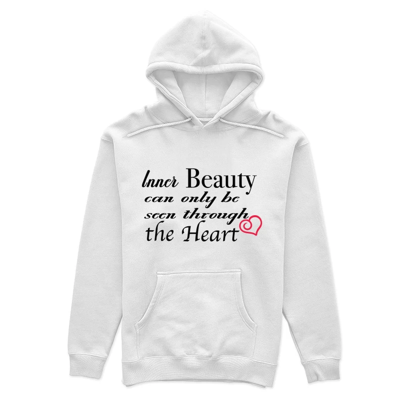 Beauté intérieure et cœur Femme Sweat à capuche