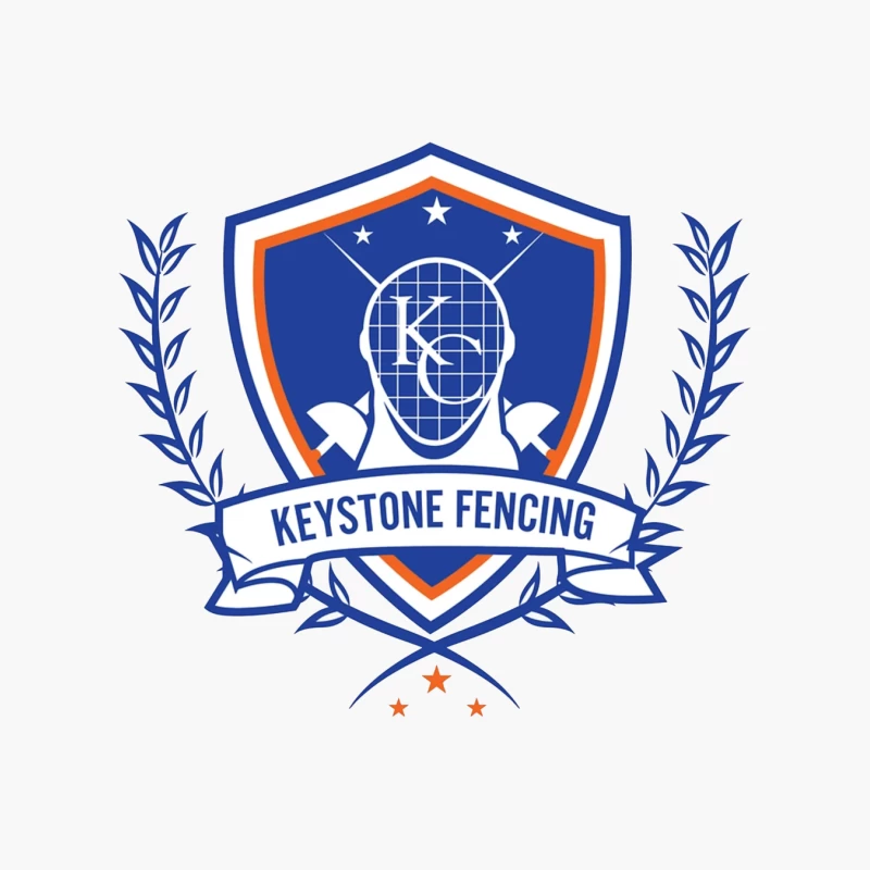 Keystone Fencing Sports Academy Shield Logo Cotton Tote Bag