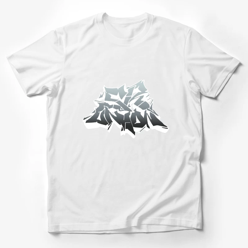 Graffiti-Kunstwerk mit abstraktem Design Herren T-Shirt