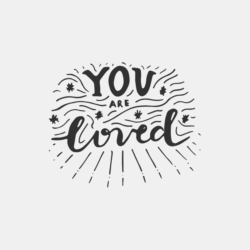 Message inspirant : Vous êtes aimé Homme Débardeur