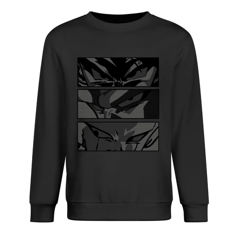 Mysteriöse Comic-Silhouette Herren Pullover Sweatshirt