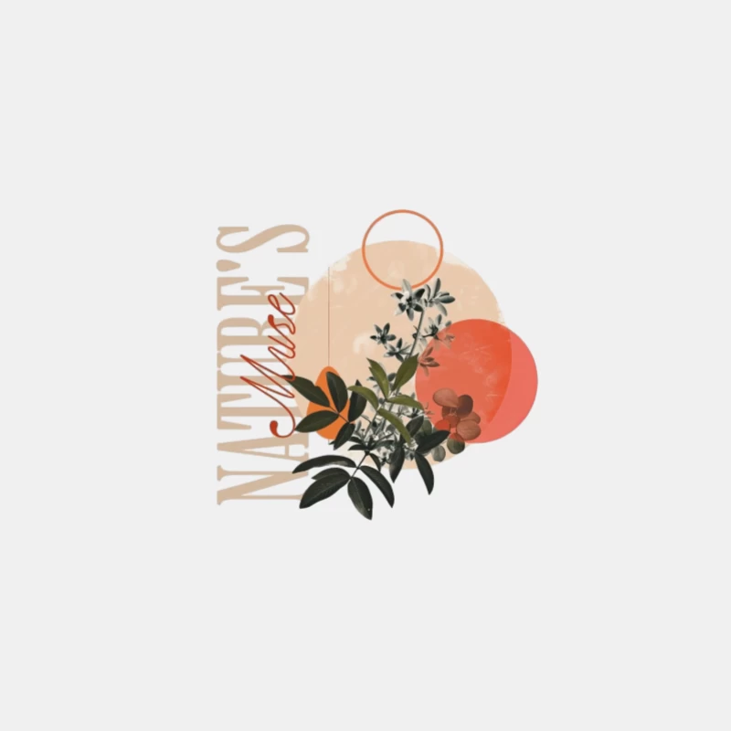 Inspiration de la nature: art floral en tons orange Homme Débardeur