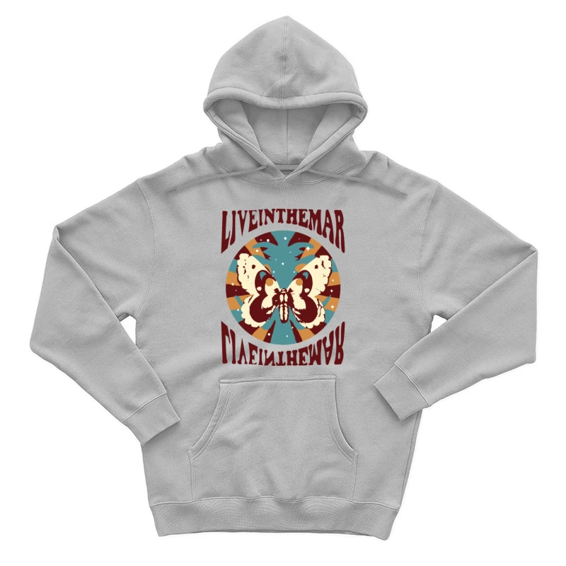 Schmetterlingsdesign mit Astrologie-Touch Herren Pullover Hoodie