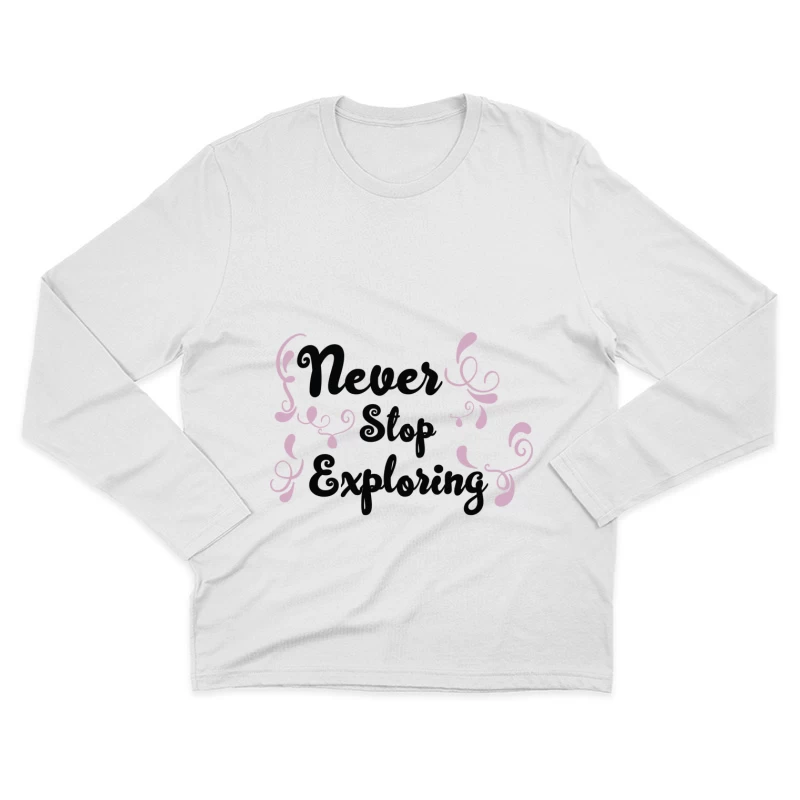 Inspirations de l'exploration Homme Manches Longues T-Shirt