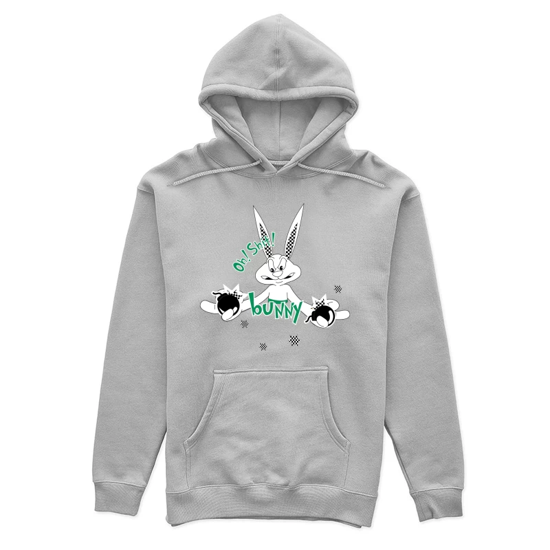 Comic-Hase mit Bomben Damen Pullover Hoodie
