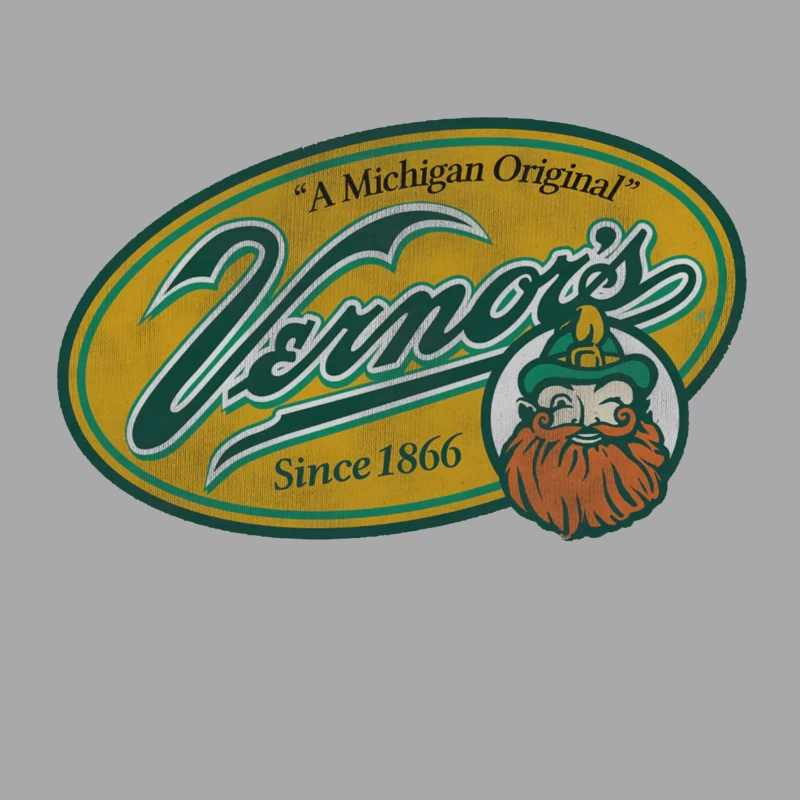 Vernors Ginger soda michigan 4 Male Pullover Hoodie