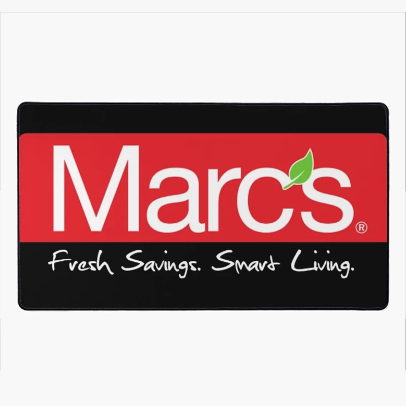 Marc's Supermarket Logo with Fresh Savings Tagline Desk Mat