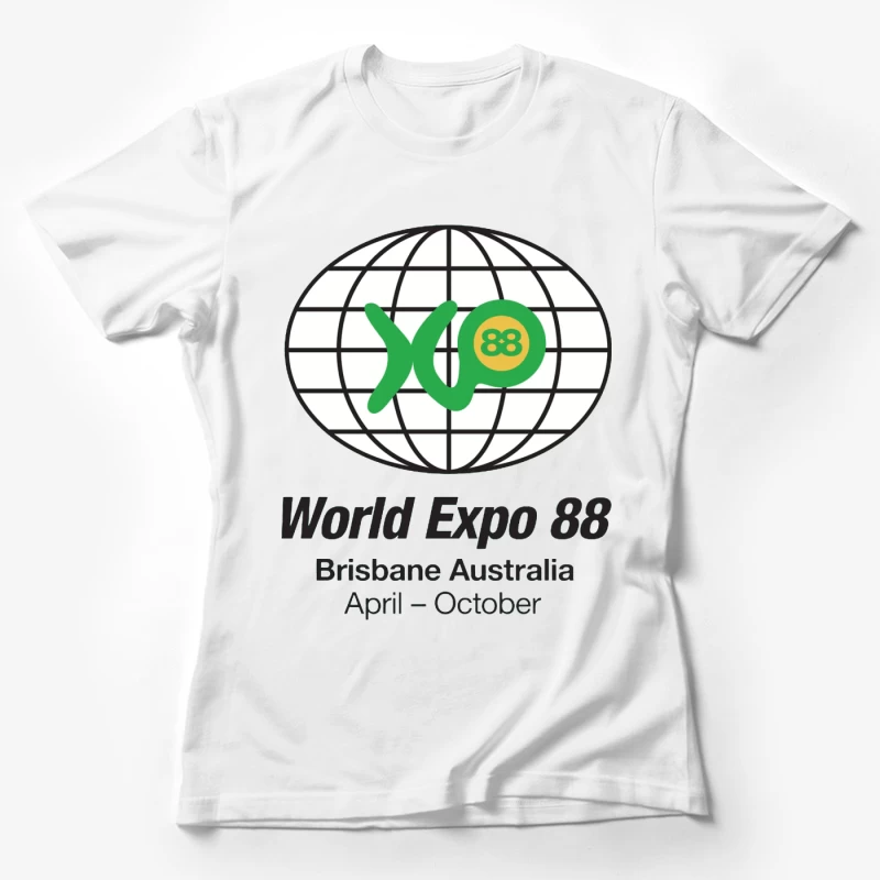 World Expo 88 Brisbane Australia Logo Female T-Shirt