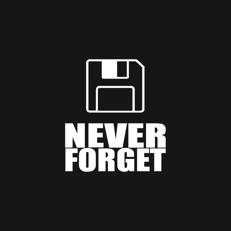 Never Forget 3.5 Floppies Desk Mat