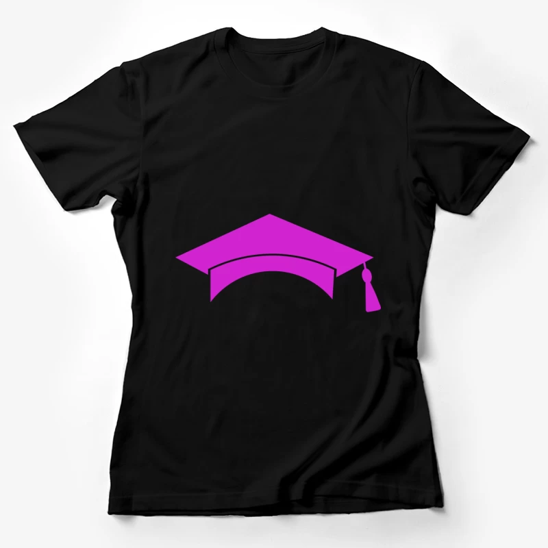 Chapeau de diplômé rose Femme T-Shirt