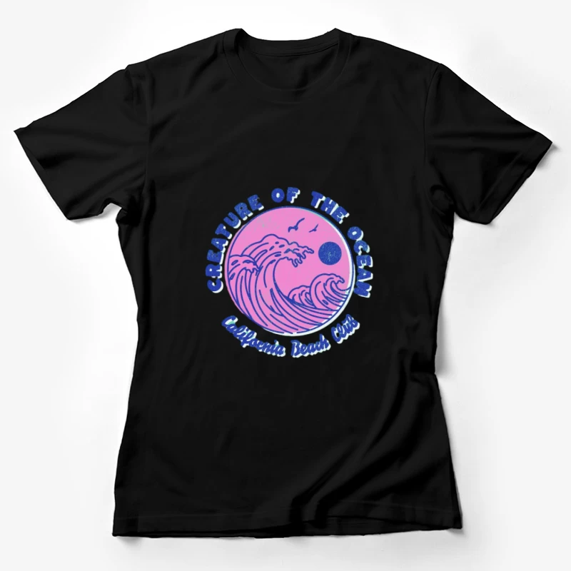 Créature de l'Océan: Club de Plage Californien Femme T-Shirt