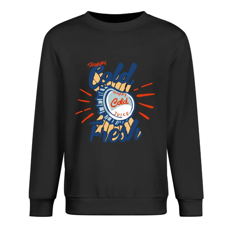 Frische kalte Saftkappe Grafik Herren Pullover Sweatshirt