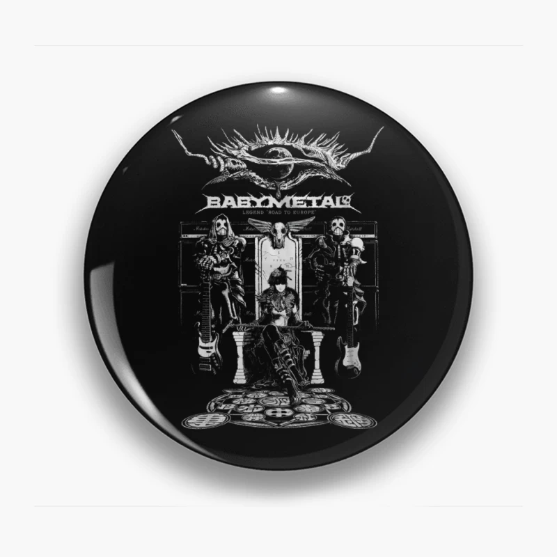 Babymetal Road to Europe Pin