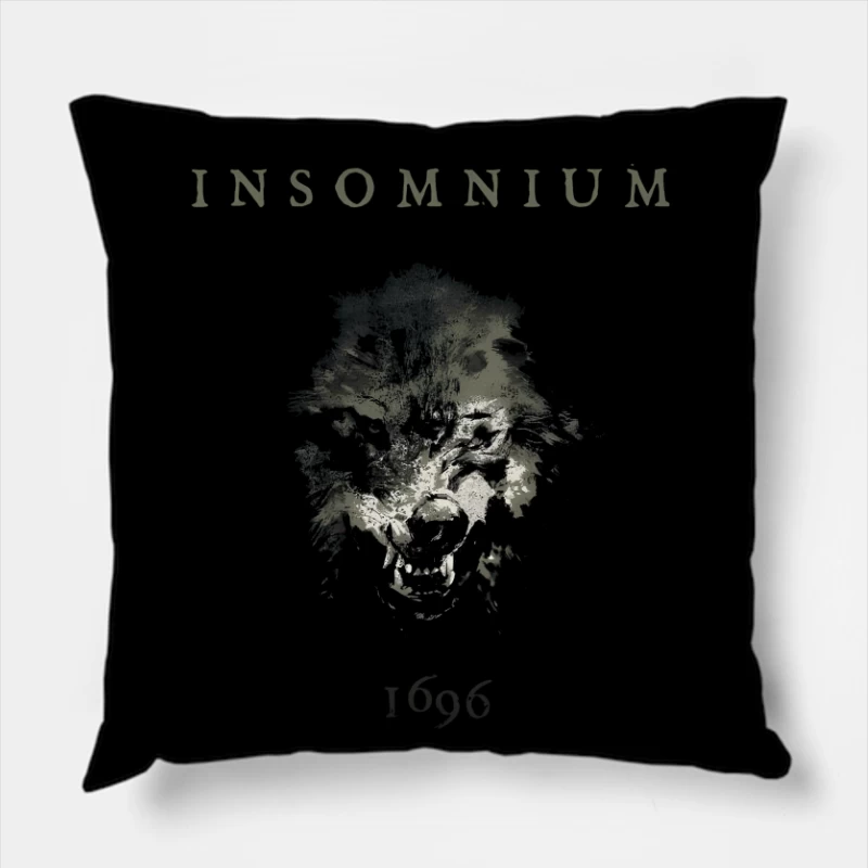 Insomnium 1696 Throw Pillow