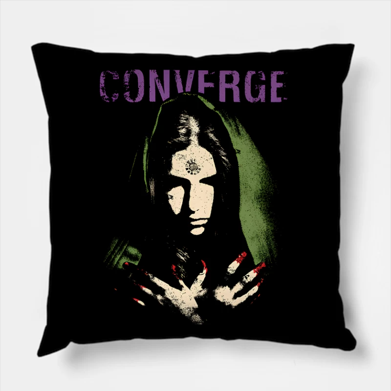 Converge Primavera Sound Throw Pillow