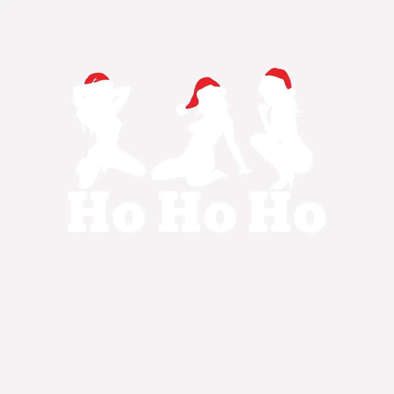 Ho Ho Ho Funny Christmas Sexy Girls Male T-Shirt