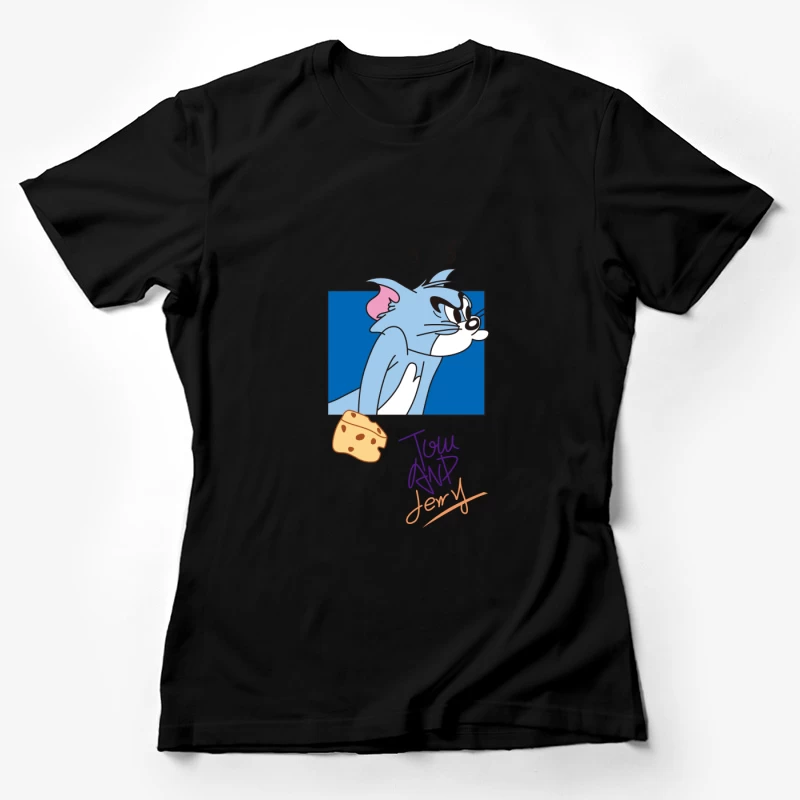 Tom und Jerry Zeichentrick, Comic-Szene im Retro-Stil Damen T-Shirt