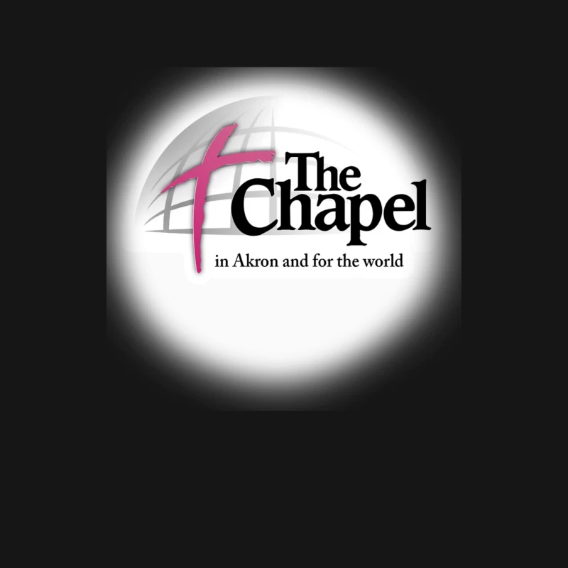 The Chapel Church Logo with Pink Cross - Akron Religious Organization Female Long Sleeve T-Shirt