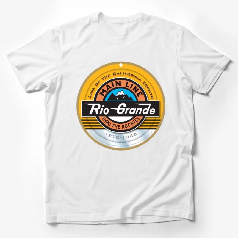 Denver and Rio Grande 2 Male T-Shirt