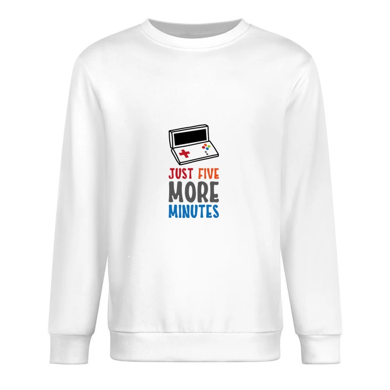 Motiv de gaming: juste cinq minutes de plus Homme Sweat-shirt à enfiler