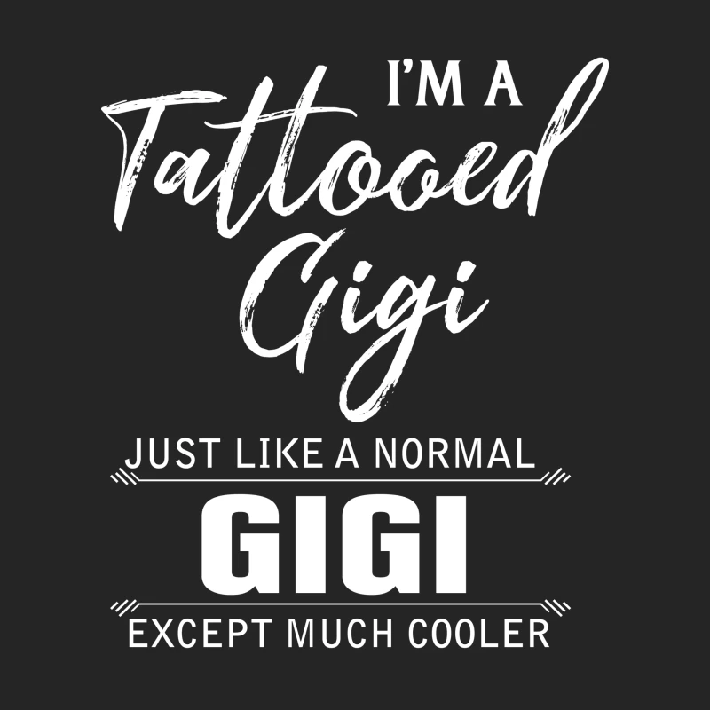 T-shirt Gigi tatouée Homme Sweat-shirt à enfiler