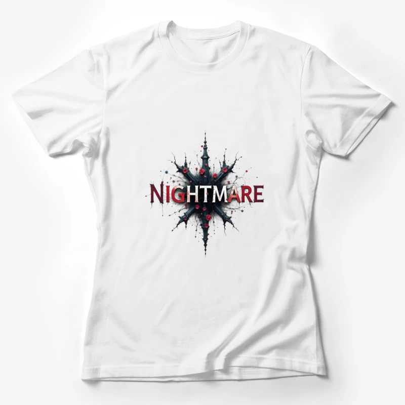 Nightmare Horror Graphic Design Female T-Shirt