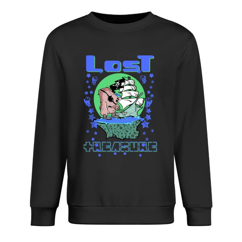 Piratenschiff und verlorener Schatz Herren Pullover Sweatshirt