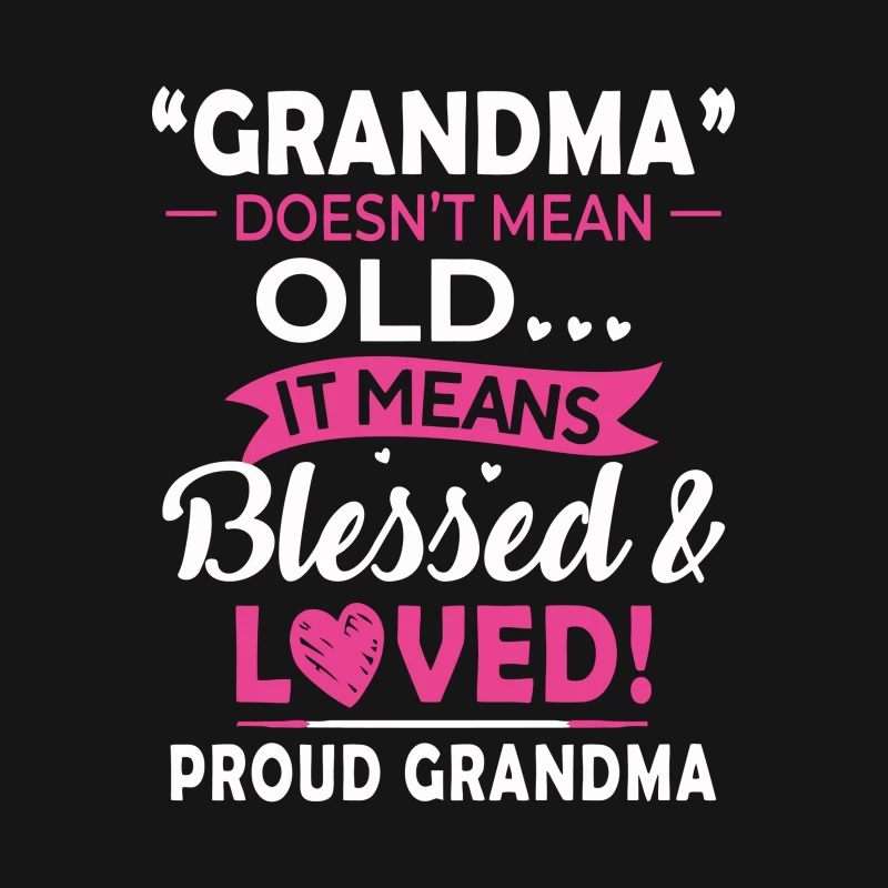 Grand-mère bénie et aimée Homme T-Shirt