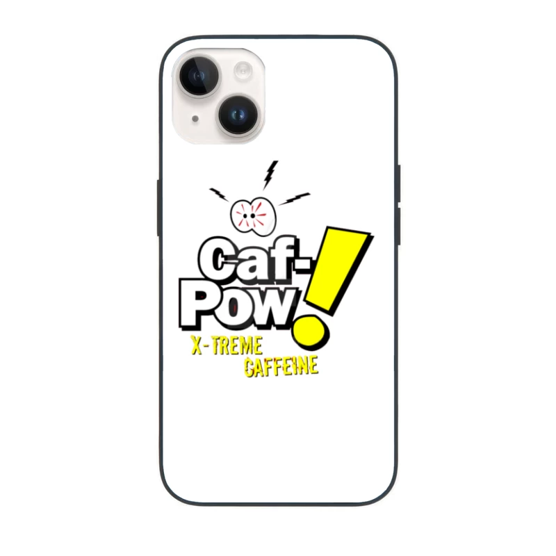 Vintage TV Caf Pow iPhone Case