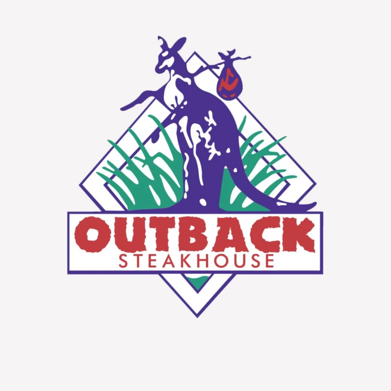 outback steakhouse logo 3 Male T-Shirt