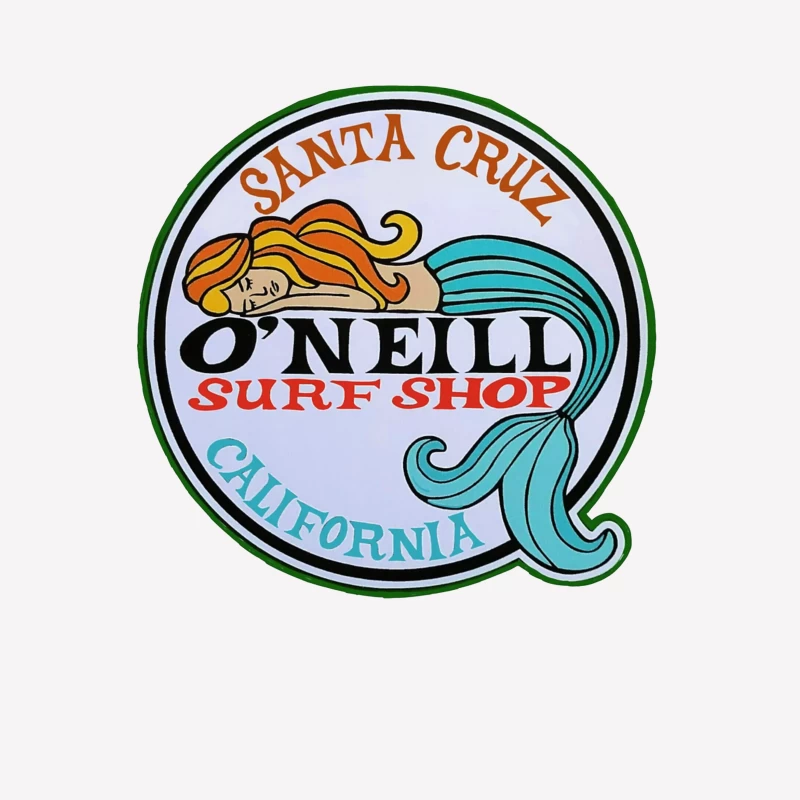 Vintage O'Neill Surf Shop Logo from Santa Cruz, California Male T-Shirt