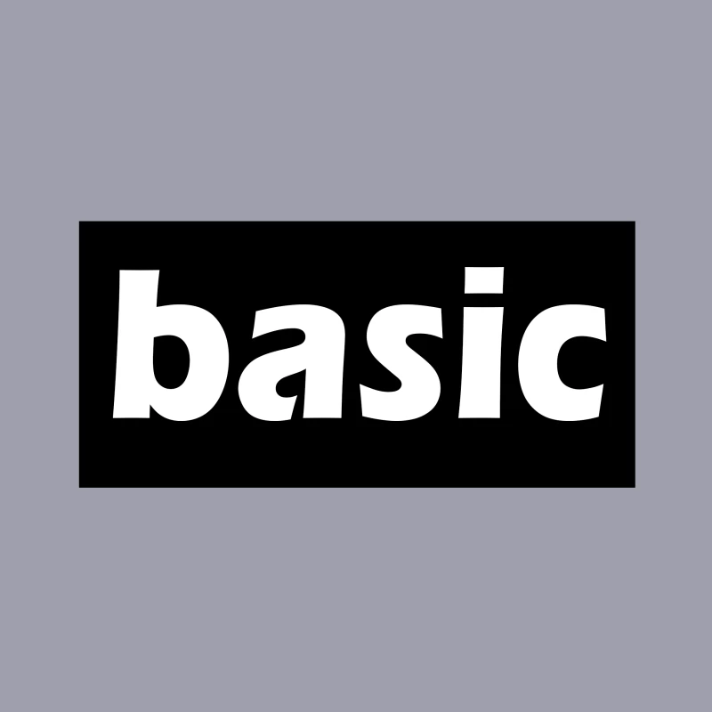 Basic Typography Design Coffee Mug