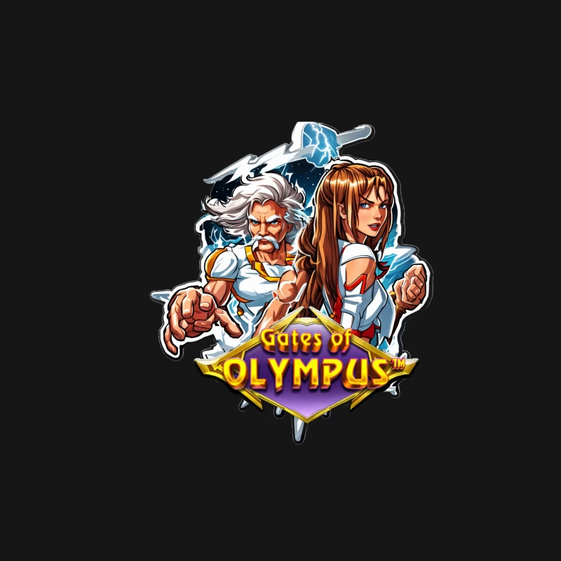 Gates of Olympus Game Artwork Female Long Sleeve T-Shirt