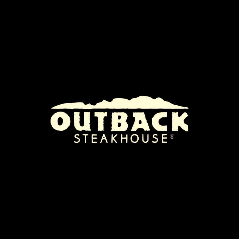 outback steakhouse logo Throw Pillow