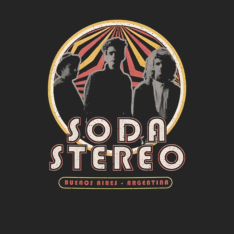 Soda Stereo Tour Male Pullover Sweatshirt