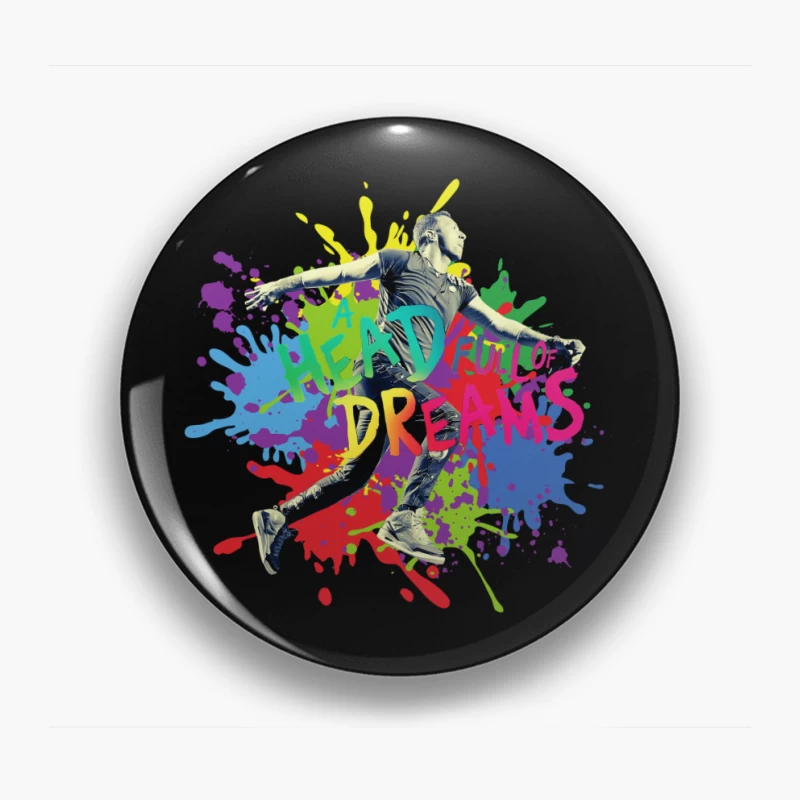 Coldplay Splash Color Pin