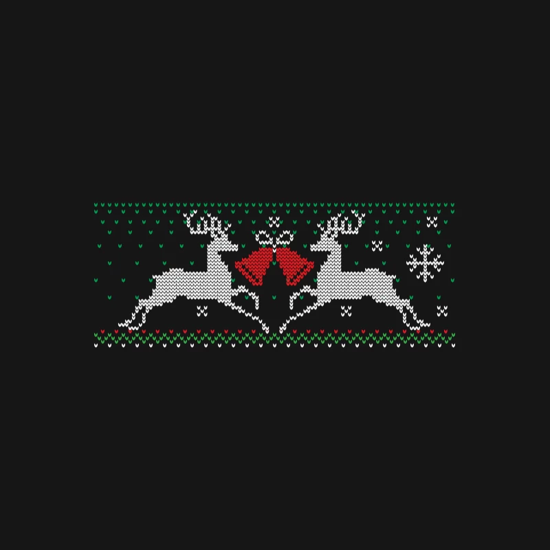 Pull de Noël avec rennes et cloches Femme T-Shirt