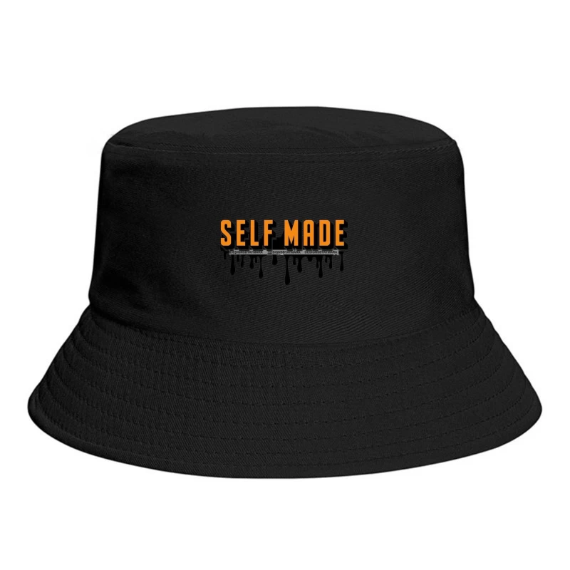 Self Made Graphic Design Bucket Hat