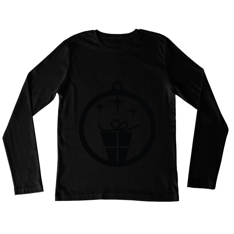 Ornement de Noël avec cadeau Femme Manches Longues T-Shirt