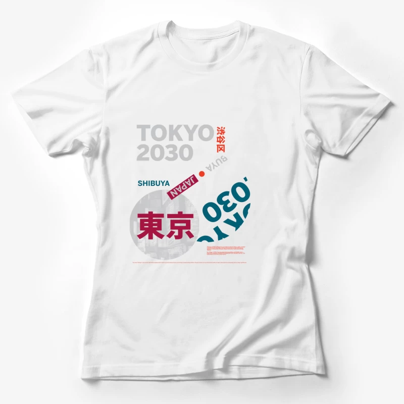 Tokio 2030 Shibuya Design Damen T-Shirt
