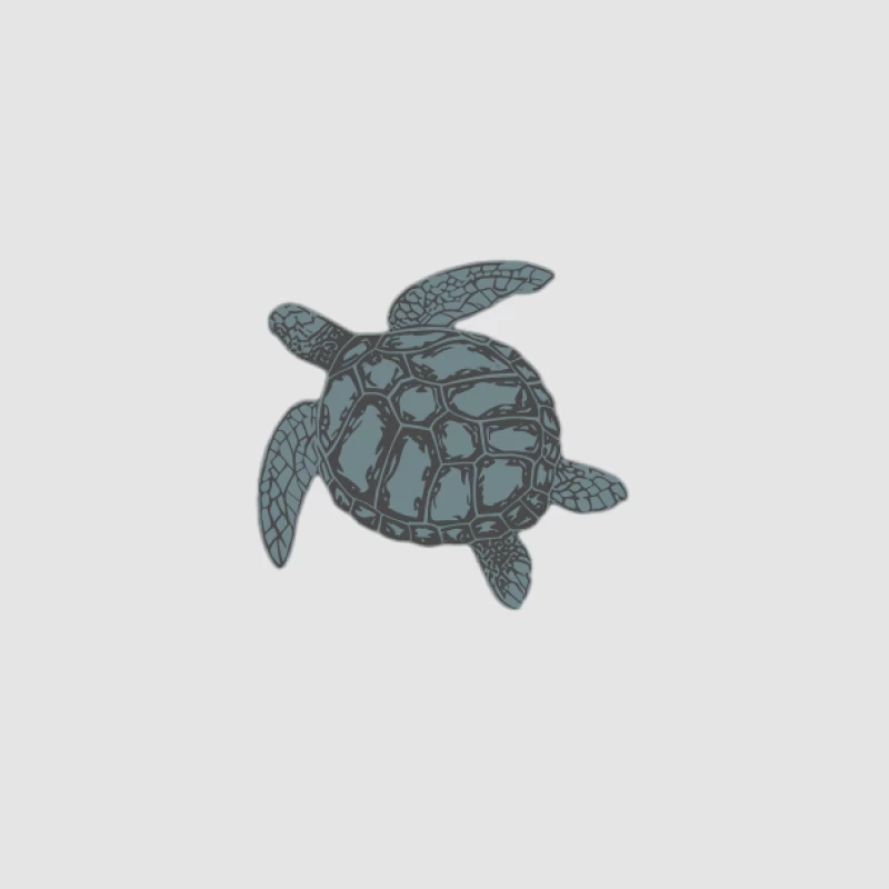 Illustration de Tortue Marine Homme Sweat à capuche