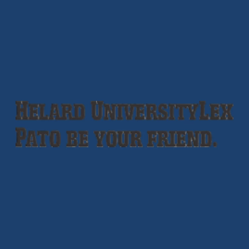 Helaro Universität Leitspruch Herren Pullover Hoodie