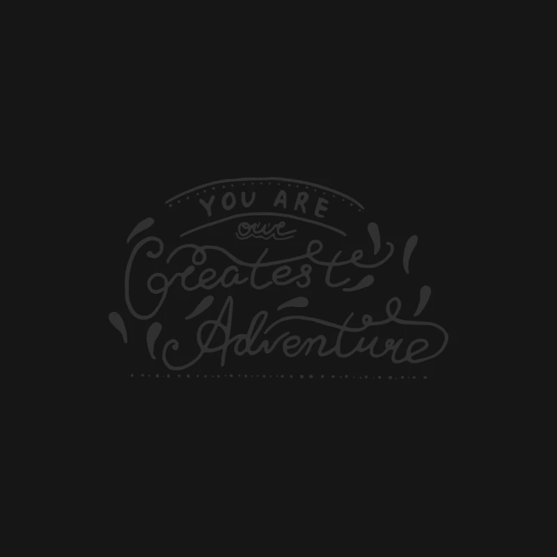 Phrase inspirante calligraphiée Homme Manches Longues T-Shirt