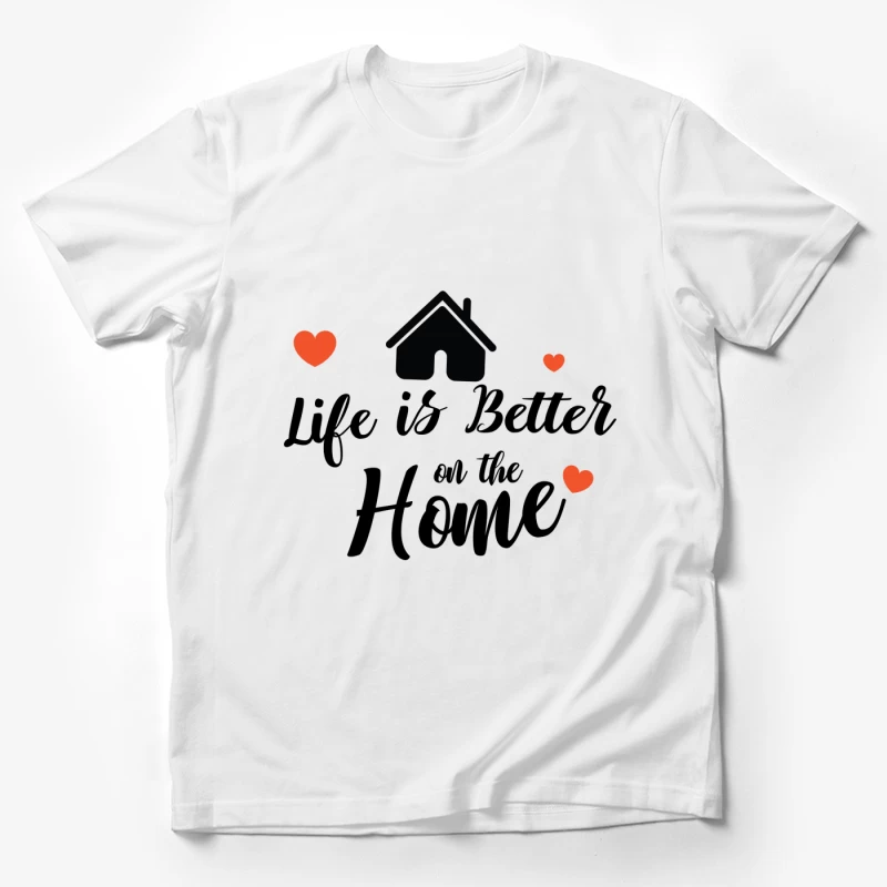 Maison avec des coeurs Homme T-Shirt