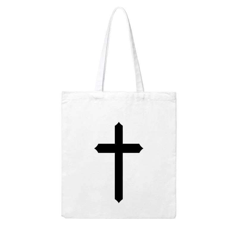Christian Cross: Symbol of Faith and Religion Cotton Tote Bag