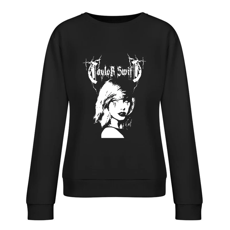 Taylor Swift Metal Edition 2 Female Pullover Sweatshirt